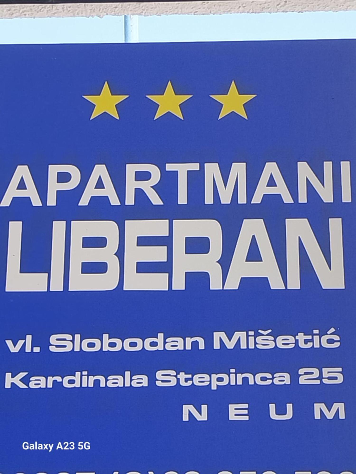 Apartmani Liberan Neum Extérieur photo